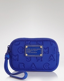 Color pop and lock it with this electrically-charged phone case from MARC BY MARC JACOBS, in durable neoprene embossed with the label's signature lettering. Color pop and lock it with this electrically-charged phone case from MARC BY MARC JACOBS, in durable neoprene embossed with the label's signature lettering.