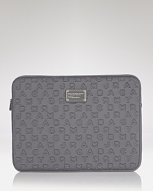 Upgrade your laptop case with this neoprene sleeve from MARC BY MARC JACOBS. It's sized right to slip inside your purse - but looks equally chic outside your it-bag. Upgrade your laptop case with this neoprene sleeve from MARC BY MARC JACOBS. It's sized right to slip inside your purse - but looks equally chic outside your it-bag.