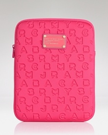 Upgrade your tablet case with this neoprene sleeve from MARC BY MARC JACOBS. It's sized right to slip inside your purse - but looks equally chic outside your it-bag. Upgrade your tablet case with this neoprene sleeve from MARC BY MARC JACOBS. It's sized right to slip inside your purse - but looks equally chic outside your it-bag.