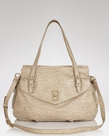 MARC BY MARC JACOBS puts a technicolor spin on this season's textured trend with this ostrich-effect satchel. Carry this versatile bag to give your look an instant hint of the brand's shop-stopping style. MARC BY MARC JACOBS puts a technicolor spin on this season's textured trend with this ostrich-effect satchel. Carry this versatile bag to give your look an instant hint of the brand's shop-stopping style.