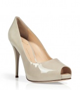 Channel classic glamour with these luxe peep-toe heels from Giuseppe Zanotti - Peep-toe, stiletto heel - Wear with a sleek sheath dress and heels or pair with a party-perfect frock