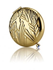 August 24 - September 22. You are very meticulous and detail-oriented, and you strive for perfection, organization and thoroughness. Enjoy this golden ram, decorated with a brilliant birthstone clasp made of blue crystal. Filled and refillable with Lucidity Translucent Pressed Powder (small size refill). Beautifully boxed, with a velvety pouch. August 24 - September 22. You are very meticulous and detail-oriented, and you strive for perfection, organization and thoroughness. Enjoy this golden ram, decorated with a brilliant birthstone clasp made of blue crystal. Filled and refillable with Lucidity Translucent Pressed Powder (small size refill). Beautifully boxed, with a velvety pouch.
