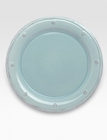 A beautiful stoneware dinner plate is crafted in Portugal with elegant curves to bring irresistibly romantic European charm to a dinner or party. From the Berry & Thread CollectionCeramic stoneware11 diam.Dishwasher- & microwave-safeImported A beautiful stoneware dinner plate is crafted in Portugal with elegant curves to bring irresistibly romantic European charm to a dinner or party. From the Berry & Thread CollectionCeramic stoneware11 diam.Dishwasher- & microwave-safeImported