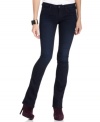 In a classic dark wash, these GUESS bootcut jeans are perfect for a chic everyday look!