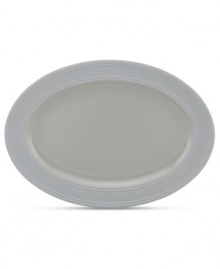 Elegance comes easy with the Fair Harbor oval platter. Durable stoneware in an oyster-gray hue is half glazed, half matte and totally timeless. From the kate spade new york dinnerware collection. Elegance comes easy with the Fair Harbor oval platter. Durable stoneware in an oyster-gray hue is half glazed, half matte and totally timeless. From the kate spade new york dinnerware collection.