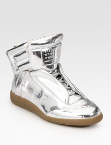 Metallic leather, wide Velcro® strap and an extended tongue add a hint of supernova-chic to this sporty style. Metallic leather upperLeather liningRubber solePadded insoleMade in ItalyOUR FIT MODEL RECOMMENDS ordering one half size up as this style runs small. Metallic leather, wide Velcro® strap and an extended tongue add a hint of supernova-chic to this sporty style. Metallic leather upperLeather liningRubber solePadded insoleMade in ItalyOUR FIT MODEL RECOMMENDS ordering one half size up as this style runs small.