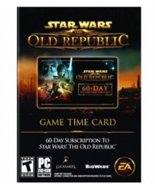 If you haven't had your fill of this epic game, redeeming your Star Wars(tm): The Old Republic(tm) Pre-Paid Game Time Card will immediately add sixty (60) days of play time to your account!