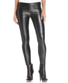 These faux-leather leggings from MICHAEL Michael Kors are the perfect way to add a touch of tough to your ensemble. Try with soft sweaters and drapey tees.