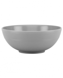 Elegance comes easy with the Fair Harbor serving bowl. Durable stoneware in an oyster-gray hue is half glazed, half matte and totally timeless. From the kate spade new york dinnerware collection. Elegance comes easy with the Fair Harbor serving bowl. Durable stoneware in an oyster-gray hue is half glazed, half matte and totally timeless. From the kate spade new york dinnerware collection.