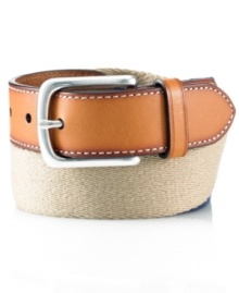 Casual cool is right at your fingertips with this belt from Tommy Hilfiger.