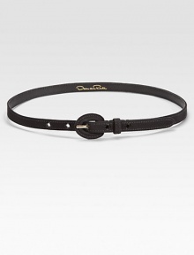 This slender belt is covered in luxurious silk faille.About ½ wideSilkMade in USA This slender belt is covered in luxurious silk faille.About ½ wideSilkMade in USA