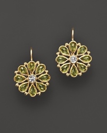 Sapphire petals, set in 18K yellow gold. By Temple St. Clair. Sapphire petals, set in 18K yellow gold. By Temple St. Clair.