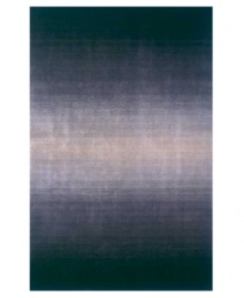 Midnight blacks and blues are imparted with shimmering effect on this arresting area rug from Momeni. Hand-loomed of wool in India, the Metro rug offers a fresh, contemporary look for today's fashionable interiors. Midnight blacks and blues are imparted with shimmering effect on this arresting area rug from Momeni. Hand-loomed of wool in India, the Metro rug offers a fresh, contemporary look for today's fashionable interiors.