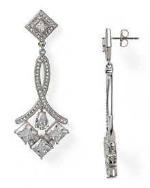 A delicate drop of pave crystals will bring a touch of sparkle to your evening look. Wear these earrings from Lora Paolo for an elegant after-hours statement. A delicate drop of pave crystals will bring a touch of sparkle to your evening look. Wear these earrings from Lora Paolo for an elegant after-hours statement.