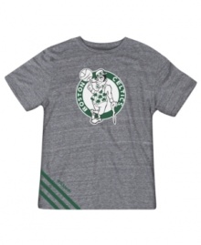 Sport your favorite team's gear with this court-ready Boston Celtics tee from adidas. Sport your favorite team's gear with this court-ready Boston Celtics tee from adidas.