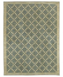 A traditional trellis motif graces your floors in the Augusta area rug from Shaw Living, offering the perfect home accent. Crafted of EverTouch® nylon that is meticulously dyed for brilliant color recognition.