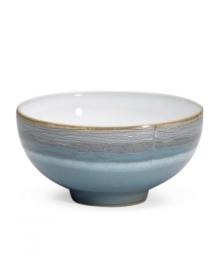 Lasting durability with handmade charm. The Azure dinnerware and dishes collection from Denby is made from sturdy stoneware and hand-painted in mix and match patterns for a look unique to you. Lasting durability with handmade charm. The Azure dinnerware and dishes collection from Denby is made from sturdy stoneware and hand-painted in mix and match patterns for a look unique to you.