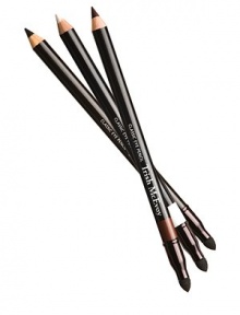 Trish McEvoy's Classic Eye Pencil has been reformulated for longer wear. Complete with a sponge tipped end is great for smudging for a more sultry look. Trish McEvoy's Classic Eye Pencil has been reformulated for longer wear. Complete with a sponge tipped end is great for smudging for a more sultry look.