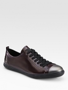 An elegant update on a timeless design, crafted in smooth patent leather with a metal toe cap. Leather liningPadded insoleRubber soleImported An elegant update on a timeless design, crafted in smooth patent leather with a metal toe cap. Leather liningPadded insoleRubber soleImported