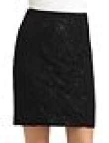 THE LOOKBanded waist Front lace panelTonal pipingBack dartsBack zip closureBack vented hemTHE FITAbout 19 longTHE MATERIALPolyester/rayon/spandexFully linedCARE & ORIGINDry cleanImportedModel shown is 5'9 (175cm) wearing US size 4. 