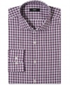 Get squared away. This Hugo Boss dress shirt takes a casual pattern and dresses it up for your nine-to-five rotation.