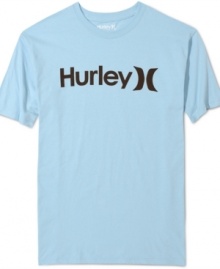 Score authentic skate and surf style with this logo t-shirt from Hurley. Score authentic skate and surf style with this logo t-shirt from Hurley.