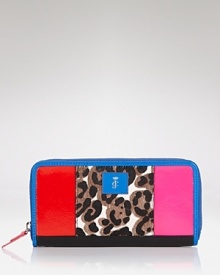 No purse is complete without the right wallet, and Juicy Couture's vibrant style ensures ultra-glam daytime style. Cleverly designed with multiple pockets, it's boldly practical. No purse is complete without the right wallet, and Juicy Couture's vibrant style ensures ultra-glam daytime style. Cleverly designed with multiple pockets, it's boldly practical.