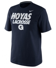 Catch this training shirt by Nike featuring the Georgetown Hoyas and score the winning goal! Catch this training shirt by Nike featuring the Georgetown Hoyas and score the winning goal!
