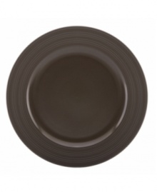 Elegance comes easy with the Fair Harbor round platter, perfect for roast chicken or grilled steak. Durable stoneware in a warm mocha hue is half glazed, half matte and totally timeless. Elegance comes easy with the Fair Harbor round platter, perfect for roast chicken or grilled steak. Durable stoneware in a warm mocha hue is half glazed, half matte and totally timeless.