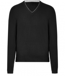 Classically sophisticated, this slim wool pullover from Michael Kors is sure to be a new season staple - V-neck, long sleeves, ribbed hem and cuffs, slim fit - Pair with slim jeans, chinos, or corduroys Classically sophisticated, this slim wool pullover from Michael Kors is sure to be a new season staple - V-neck, long sleeves, ribbed hem and cuffs, slim fit - Pair with slim jeans, chinos, or corduroys
