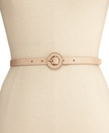 The elegant patent leather on this Nine West belt will complement your everyday look. The elegant patent leather on this Nine West belt will complement your everyday look.