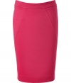 Work a bright edge into your polished work look with Moschino C&Cs fuchsia jersey pencil skirt - Hidden back zip, kick pleat - Tailored fit - Wear with everything from knit tops and ankle boots to silk shirts and platforms