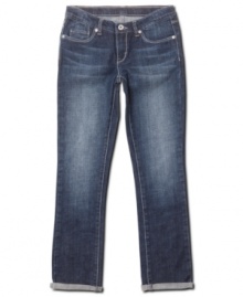 Classic cuff designed skinny jeans by Levi's. Goes with everything. Classic cuff designed skinny jeans by Levi's. Goes with everything.