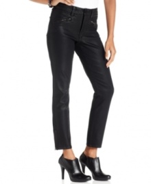 The same flattering fit you love gets updated with a chic coated wash in this look from Not Your Daughter's Jeans. The same flattering fit you love gets updated with a chic coated wash in this look from Not Your Daughter's Jeans.
