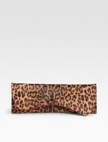 Start off your evening with this sleek statement bag, crafted from lush leopard-print haircalf.Magnetic flap closure One inside open pocket Faille lining 12W X 4H X 1/2D Made in Italy Start off your evening with this sleek statement bag, crafted from lush leopard-print haircalf.Magnetic flap closure One inside open pocket Faille lining 12W X 4H X 1/2D Made in Italy
