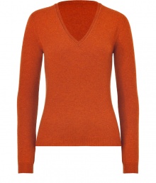 Bring luxe appeal to your casual basics with this versatile yet sumptuous cashmere sweater from Malo - V-neck, long sleeves, ribbed hem and cuffs, slim fit - Pair with jeans and ballet flats or a pencil skirt and heels for workweek chic