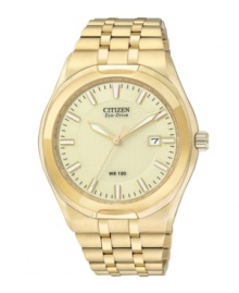 Embrace timeless style with this classic Eco-Drive Corso watch by Citizen.