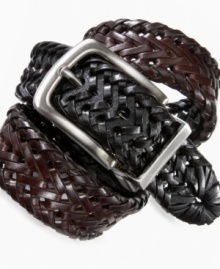 A braided belt from Nautica that he can wear with anything from his blue jeans to his best suit. A braided belt from Nautica that he can wear with anything from his blue jeans to his best suit.