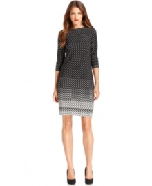 Lots of luxe dots give MICHAEL Michael Kors' sheath a shot of optic opulence.