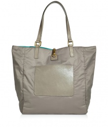 Sophisticated cement nylon tote from Marc by Marc Jacobs - Add chic style to the everyday with a convenient carryall - Lovely grey-hued nylon in a large size - Perfect for work, school, or play Sophisticated cement nylon tote from Marc by Marc Jacobs - Add chic style to the everyday with a convenient carryall - Lovely grey-hued nylon in a large size - Perfect for work, school, or play