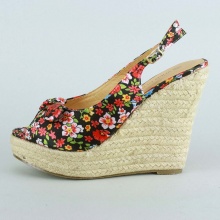 Legend Footwear Open Toe Sling Back Wedge Sandal Legend Footwear Open Toe Sling Back Wedge Sandal