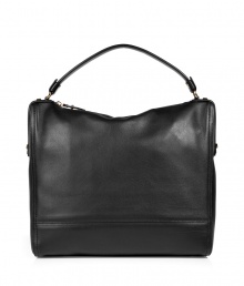 This must-have modern classic shoulder bag from Salvatore Ferragamo boasts luxe leather and streamlined styling - Slim sleek shape, top zip closure, top handle, side logo detail - Perfect for workweek chic or off-duty cool This must-have modern classic shoulder bag from Salvatore Ferragamo boasts luxe leather and streamlined styling - Slim sleek shape, top zip closure, top handle, side logo detail - Perfect for workweek chic or off-duty cool