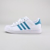 These adidas Originals Superstar shoes have a legacy that goes back to 1969, connecting basketball to hip-hop to skateboarding and beyond. The kids' version comes complete with a leather build and the signature rubber shell toe. Imported.