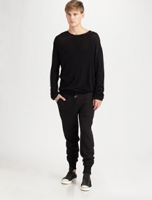 A soft and lightweight layering option meshes perfectly with jeans, shorts or sweats to complete a laid-back look.CrewneckLong raglan sleeves57% rayon/43% cottonHand washImported A soft and lightweight layering option meshes perfectly with jeans, shorts or sweats to complete a laid-back look.CrewneckLong raglan sleeves57% rayon/43% cottonHand washImported