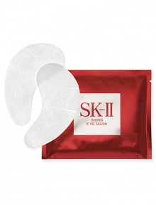 Designed to reduce the appearance of fine lines and wrinkles around the delicate eye area. A soft cotton mask, drenched with moisturizers enhanced with Pitera and an exclusive Cell Treatment complex, hydrates deeply, smoothes fine lines and revives the eye area. Comes with 14 pairs. Designed to reduce the appearance of fine lines and wrinkles around the delicate eye area. A soft cotton mask, drenched with moisturizers enhanced with Pitera and an exclusive Cell Treatment complex, hydrates deeply, smoothes fine lines and revives the eye area. Comes with 14 pairs.