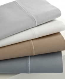 Crafted with a simple design and luxe texture, this Linea Roma sheet set features 320-thread count cotton sateen and your choice of four neutral tones. Crafted with a simple design and luxe texture, this Linea Roma sheet set features 320-thread count cotton sateen and your choice of four neutral tones.