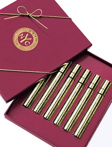 They may be stocking-stuffer size, but these stellar-sellers have unlimited power to delight. And this year we've packed these refillable signature sprays in merry berry gift boxes. Astor Place, West Side, The Scent of Peace, Nuits de Noho, High Line and Hamptons. 0.25 oz. each. They may be stocking-stuffer size, but these stellar-sellers have unlimited power to delight. And this year we've packed these refillable signature sprays in merry berry gift boxes. Astor Place, West Side, The Scent of Peace, Nuits de Noho, High Line and Hamptons. 0.25 oz. each.