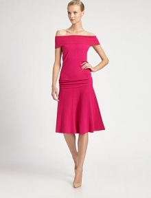 This flirty, feminine style is panel-constructed for a flared effect.Self waistbandPanel constructionAbout 26 from natural waistViscose/eliteDry cleanImported of Italian fabricModel shown is 5'10 (177cm) wearing US size Small. This flirty, feminine style is panel-constructed for a flared effect.Self waistbandPanel constructionAbout 26 from natural waistViscose/eliteDry cleanImported of Italian fabricModel shown is 5'10 (177cm) wearing US size Small.