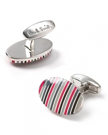 Paul Smith Evens Stripe Cufflinks Paul Smith Evens Stripe Cufflinks