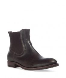 Stylish ankle boot made ..of fine, dark brown leather - From the Italian In label Fiorentini & Baker - Round, reinforced and slightly upturned toe, comfortable 3 cm (1.2) block heel - Narrow, ankle-high shaft with stretch insert at the sides for easy on and off - Absolutely suitable for winter (but you can also wear them in summer) - Tough, rugged and just mega cool - A classic you will wear forever - Fits with jeans, corduroys or chinos Stylish ankle boot made ..of fine, dark brown leather - From the Italian In label Fiorentini & Baker - Round, reinforced and slightly upturned toe, comfortable 3 cm (1.2) block heel - Narrow, ankle-high shaft with stretch insert at the sides for easy on and off - Absolutely suitable for winter (but you can also wear them in summer) - Tough, rugged and just mega cool - A classic you will wear forever - Fits with jeans, corduroys or chinos